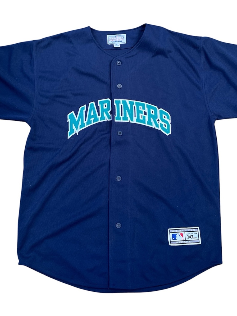 Vintage 90s Seattle Mariners Starter Jersey Mens XL